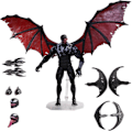 Miniatyrbild 4 av 4: 7'' Venom Actionfigur med Vingar och Fästen Rörlig Venom Figur Leksak, Kampanj
