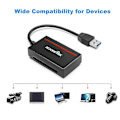 Pikkukuva 3 / 5: Cfast 2.0 -lukija USB 3.0 - SATA-sovitin Cfast 2.0 -kortille ja 2,5 tuuman HDD-kiintolevylle / SSD:n luku- ja kirjoitus