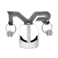 Miniatyrbild 2 av 5: Väggmonterad hållare för Oculus Rift S Quest HTC Vive PS VR-kit Förvaring Väggställ
