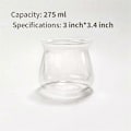 Miniatyrbillede 2 af 5: 2 stk. Kaffekrus i Glas Højtemperatur Borosilikatglas Krus Kaffekop 275ml Håndbrygget Kaffe
