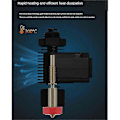 Miniatyrbilde 4 av 5: 1 stk Messing Titan Dysen Heatbreak Messing Titan Dysen for Hotend Ekstruder 0,8 mm