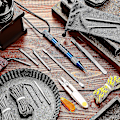 Miniatyrbilde 3 av 4: Knotter Tools, Fid Paracord Fid-sett i rustfritt stål, Paracord-nåler og glattingverktøy for
