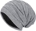 Slouchig Beanie för Män Vinter. Stickad Slouchig Tjock Skull Cap Överdimensionerad Lång Slouch Beanie Present