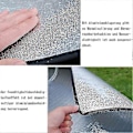 Miniatyrbilde 5 av 5: Aluminium Isolerende Matte Skummatte Liggeunderlag For Camping Isolasjonsmatte Sammenleggbar Teltmatte Gulvunderlag Termisk - JS