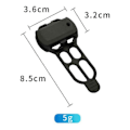 Miniatyrbillede 2 af 5: Cykel Gel Beskyttende Etui til Sensor, , Computer Sensor Sort Cover, 2 stk. JP
