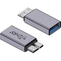 Miniatyrbillede 1 af 4: USB 3.0 Type C Han til Micro B Hun Adapter til Harddisk og Telefon