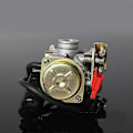 Miniatyrbilde 5 av 5: Forgasser 19mm Kompatibel med 4 TAKT Baotian Qingqi Jinlun Rex RS 450 460 50cc / GY6 60cc Jonway Wangye Direkte Erstatning
