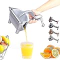 Citronpress Juicepress Manuell Press - Rostfritt Stål Handpress Silverfärg #yg