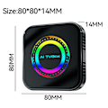 Miniatyrbillede 2 af 3: Carplay boks 4G fuldt netværk Android bilforbindelse AIBOX Qualcomm carplay boks 4+64G Med GPS positionering 1 stk