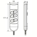 Miniatyrbild 2 av 2: Elektrisk Reclinerfåtöljstyrenhet 6 Knappar 5 Stift Handkontroll Apparat Justerbar Sänglyftstol 2024