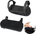 Kontorsstol Armkuddar, 2-delat set, Armbågsskydd i Memory Foam, Avancerad Ergonomi, Svart