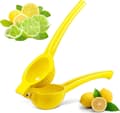 Premium manuell citronpress, gul - BPA-fri, diskmaskinssäker, för citron och lime