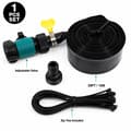 12 meter trampoline sprinkler slange, utendørs vannlek kjølesystem for barn (blå) Blue 12m