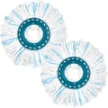 Spin Mopp Udskiftningshoveder Til Leifheit, Mikrofiber Polyester, Meget Absorberende, Våd Og Tør Brug, Hjemmerengøring, 2-pak, 16 cm