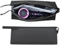 Rejsetaske til Dyson Airwrap, kompatibel med Dyson Supersonic og Shark FlexStyle, vandtæt PU-læder opbevaringstaske, sort