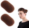 Usynlig Fluffy Hårspenne, 2 Stykker, for Perfekte Puff- og Bunfrisyrer, for Kvinner og Jenter, Brun