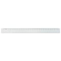 Miniatyrbild 1 av 2: Linjal, plast, 30cm cm/mm-gradering, Transparent 10/fp Transparent