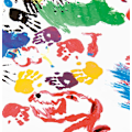 Miniatyrbild 4 av 6: Fingerfärg/Fingermålning Noris junior, 75ml x 4 färger/fp (2+ år multifärg