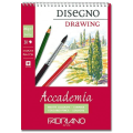 Miniatyrbild 2 av 2: Teckningsblock Accademia, spiralbundet, A5, 200g, 30 blad 1/fp Vit