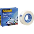 Miniatyrbild 1 av 2: Dokumenttejp Scotch 811 Removable, 32,9m x 19mm, 1rulle/fp Transparent