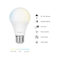 Miniatyrbild 3 av 6: Smart lampa, WiFi, Hombli Smart Bulb E27, LED CCT 9W Dimbar 2/fp Vit