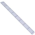 Miniatyrbild 3 av 3: Linjal, tvärgraderad, plast, 40cm cm/mm-gradering 1/fp Transparent
