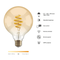 Miniatyrbild 3 av 6: Smart lampa WiFi Hombli Amber G95 E27 LED CCT 5,5W Dimbar Retro Gul