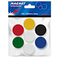 Miniatyrbild 1 av 2: Magneter 25mm Blandade färger 7/fp multifärg