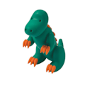 Miniatyrbild 5 av 6: Modellera Fimo Kids Dino (Dinosaurier), 4x42gram multifärg