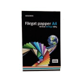 Miniatyrbild 2 av 2: Kopieringspapper A4 120g, syrafritt, 5 ark x 10 färger, 50 ark/f multifärg