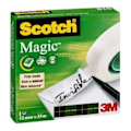 Miniatyrbild 2 av 2: Dokumenttejp Scotch 810 Magic Invisible, 33m x 12mm, 1 rulle/fp Transparent