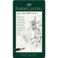 Miniatyrbild 6 av 6: Ritset Pennset + Ritblock A4 Faber-Castell Castell 9000 5B-5H multifärg