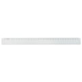 Miniatyrbild 2 av 2: Linjal, plast, 30cm cm/mm-gradering, Transparent 10/fp Transparent