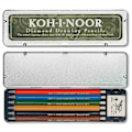 Miniatyrbild 1 av 6: Stifthållare Koh-I-Noor Versatil 2,0mm, 6 färger/fp + radergummi multifärg