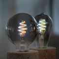 Miniatyrbild 4 av 6: Smart lampa WiFi Hombli Smokey G95 E27 LED CCT 5,5W Dimbar Retro Svart aska
