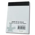 Miniatyrbild 3 av 3: Refill/Anteckningsblock A7-block, 72x105mm Burde 6072, Olinjerad Vit