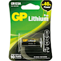 Miniatyrbild 1 av 5: Batterier GP Photo Lithium Pro 3V, 1400mAh, CR123A, 1/fp multifärg