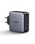 UGREEN Nexode X 160W USB C-laddare, PD 3.1 4-portars GaN-laddare grå