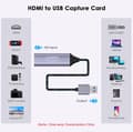 Miniatyrbillede 2 af 8: HDMI 4K 30Hz til USB3.0 adapter til videooptagelse USB-A og USB-C