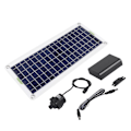 Miniatyrbild 1 av 5: Solar vattenpump kit 30w polysilikon solpanel fontän pump kit för soldriven fontän damm Hydroponics trädgårdar null none