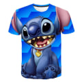 Miniatyrbild 1 av 4: Kawaii Lilo Stitch Rolig tecknad T-shirt Barnstygn Söt Manga T-shirt Y2k Grafisk T-shirt för flickor Streetwear Boys Top Tees 18 100