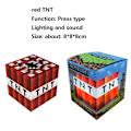 Miniatyrbild 2 av 4: NYTT minecraft Steve Light Up creeper LED Night desktop Light Luminous Toys creeper modell Toy Torch Handhållen&Väggfäste barngåva blue