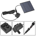 Miniatyrbild 5 av 5: Power fontän Pool Vattenpump Trädgård Solväxter Vattning utomhus null none