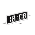 Miniatyrbild 2 av 2: Digital klocka Stor display för sovrummet, ledtidsdisplay Elektriska väckarklockor med snooze, USB laddare null none