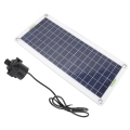 Miniatyrbild 3 av 5: Solar vattenpump kit 30W polysilikon solpanel fontän pump kit för soldrivna fontän damm Hydroponics trädgårdar null none