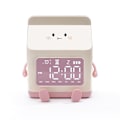 Miniatyrbild 1 av 2: Väckarklocka för mjölkkartong Tecknad elektronisk klocka för barn Elevspecifik timerväckarklocka Pink