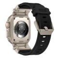 Miniatyrbild 3 av 4: Lämplig för äpplen Mjuk rem för Apple Watch Ultra 2 Band 49mm 45mm 44mm 42mm Metall Rostfritt stålkontakt TPU-armband Iwatch 9 8 7 6 BO-Box 49mm-For ultra 2 1
