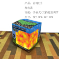 Miniatyrbild 1 av 4: NYTT minecraft Steve Light Up creeper LED Night desktop Light Luminous Toys creeper modell Toy Torch Handhållen&Väggfäste barngåva 4