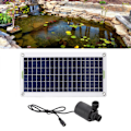 Miniatyrbild 5 av 5: Solar vattenpump kit 30w polysilikon solpanel fontän pump kit för soldriven fontän damm Hydroponics trädgårdar null none