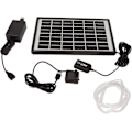 Miniatyrbild 1 av 5: 6w solvattenpump, USB uppladdningsbar soldammpump för soldriven fontän, dammluftning null none